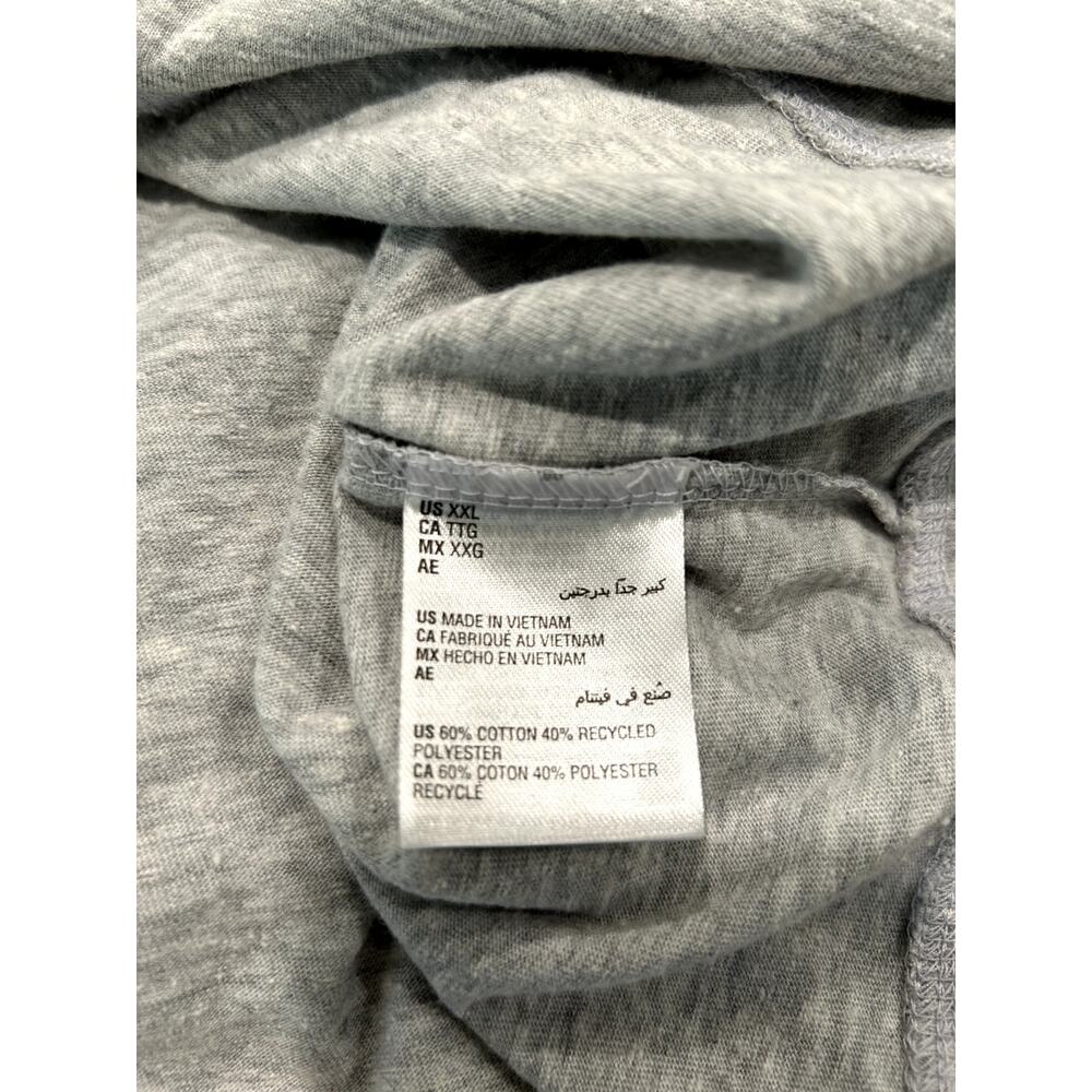 ID Ideology Womens Retro Full Zip Jacket Grey Whisper Heather XXL Lightweight - Picture 7 of 7